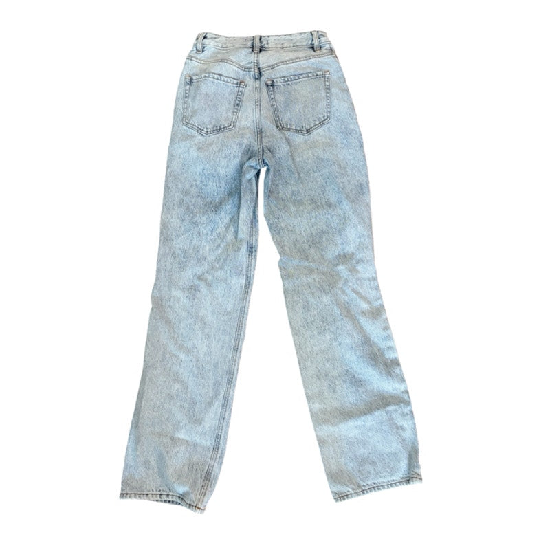 PacSun 90s Boyfriend Jeans Women's Size 26 Light Wash Distressed High Rise Denim