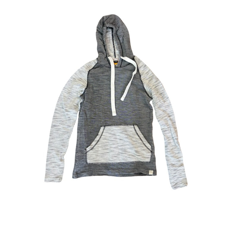 Free Planet Boys Medium Gray Space Dye Pullover Hoodie Kangaroo Pocket