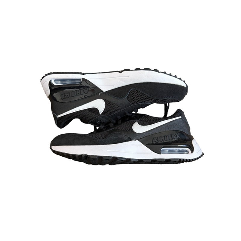 Nike Air Max Sneakers Youth Size 7Y Black White Running Athletic Shoes