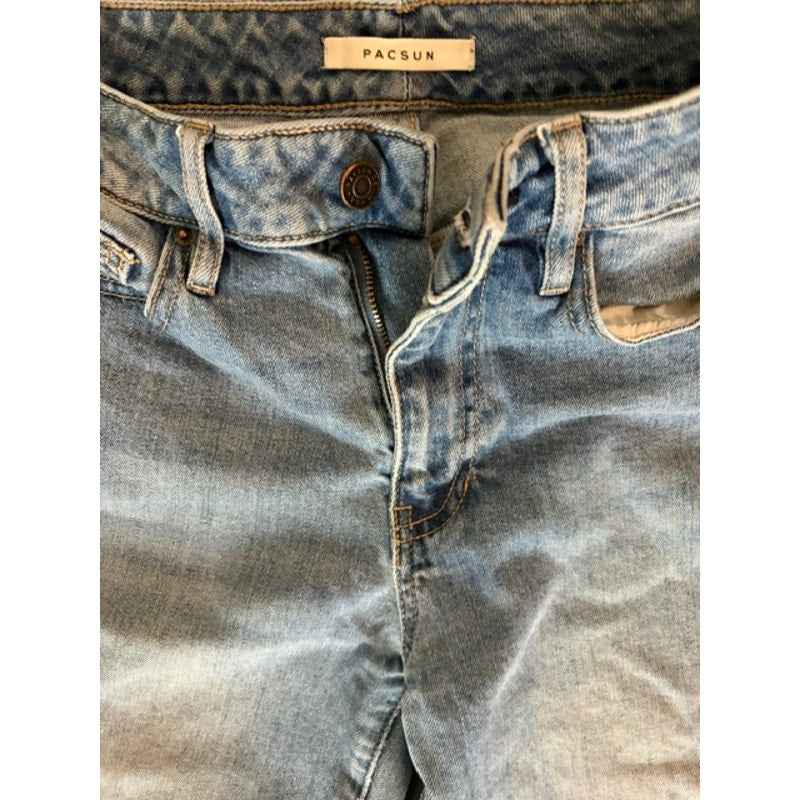 PacSun Mom Jeans Women's Size 24 Medium Wash High Rise Tapered Denim